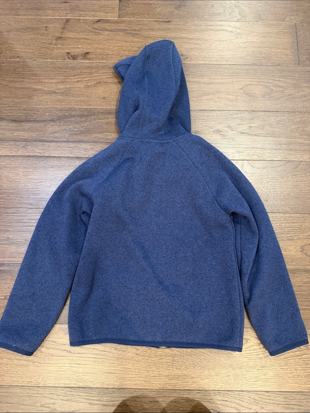 L.L. Bean Kids Sweater Fleece, Hooded Size Large 6/7 - C13-058 - Picture 6 of 6